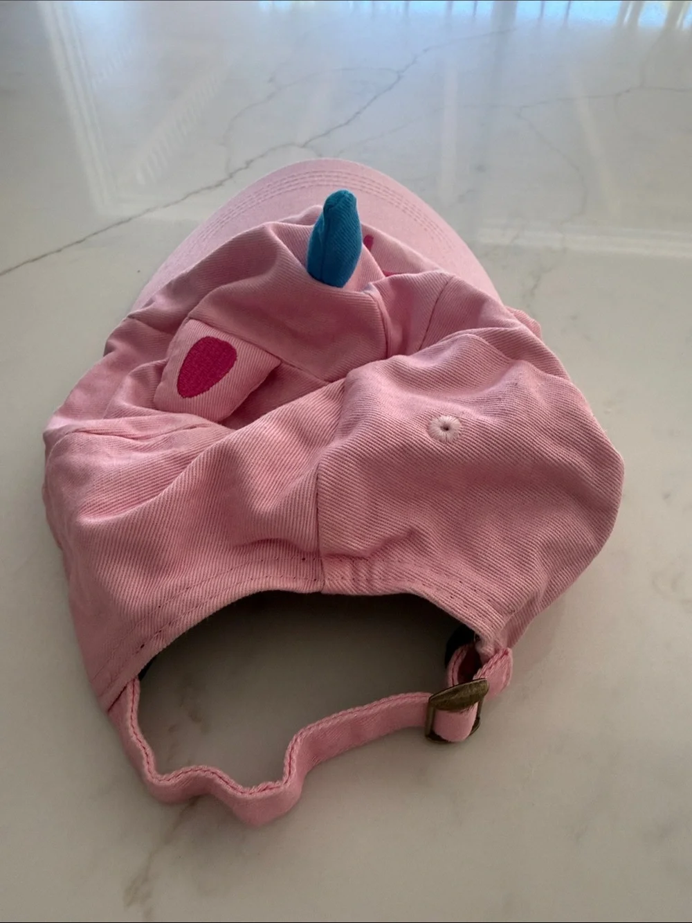 Adorable girls LEGOLAND unicorn hat